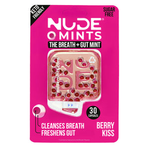 Breath + Gut Mints - Berry Kiss (Raspberry Flavor)